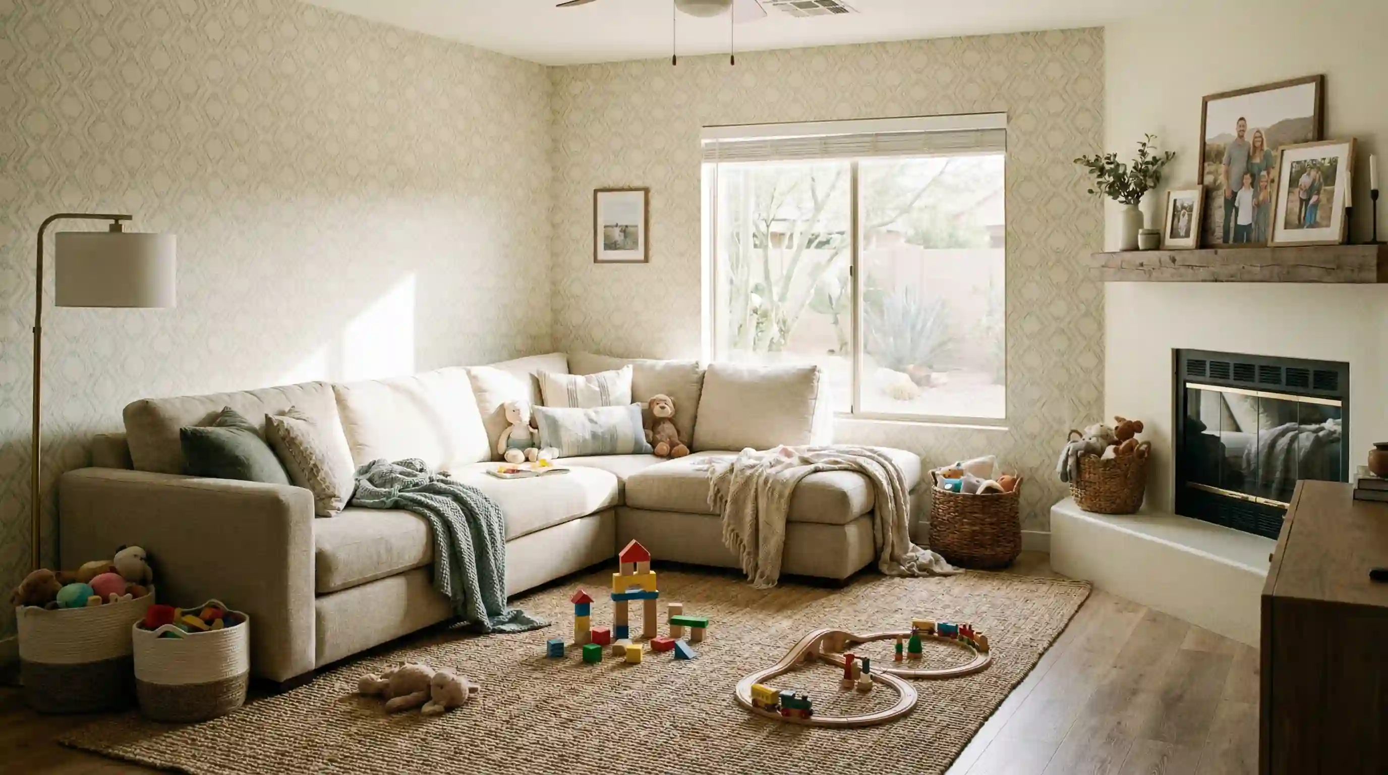 Washing away old wallpaper glue